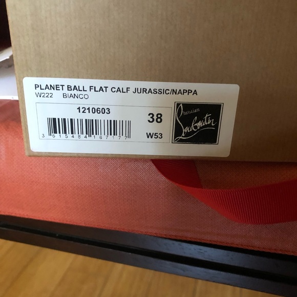 Christian Louboutin off white Planet ball flat sandal. Brand new! Never worn. - Picture 4 of 5